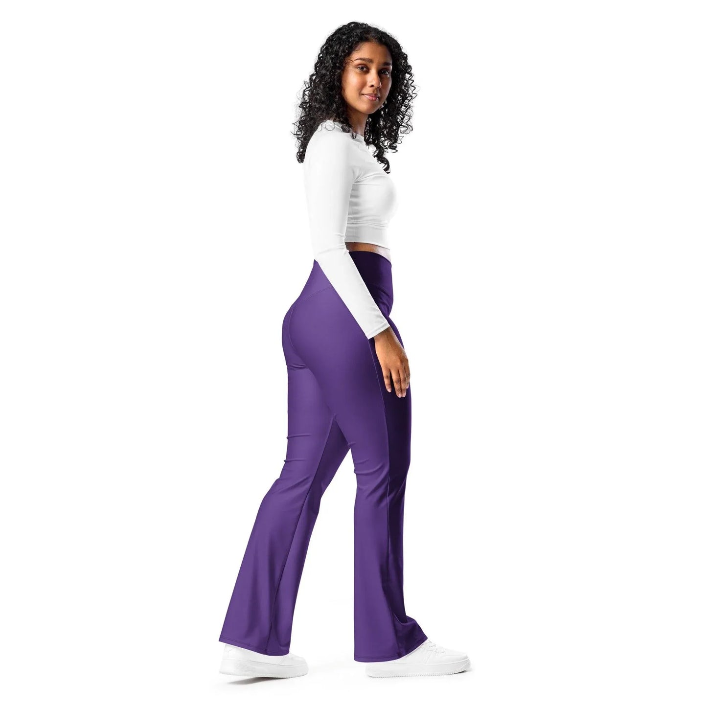 lila-high-waist-flare-leggings-flare-leggings-jlr-design-2 - JLR Design