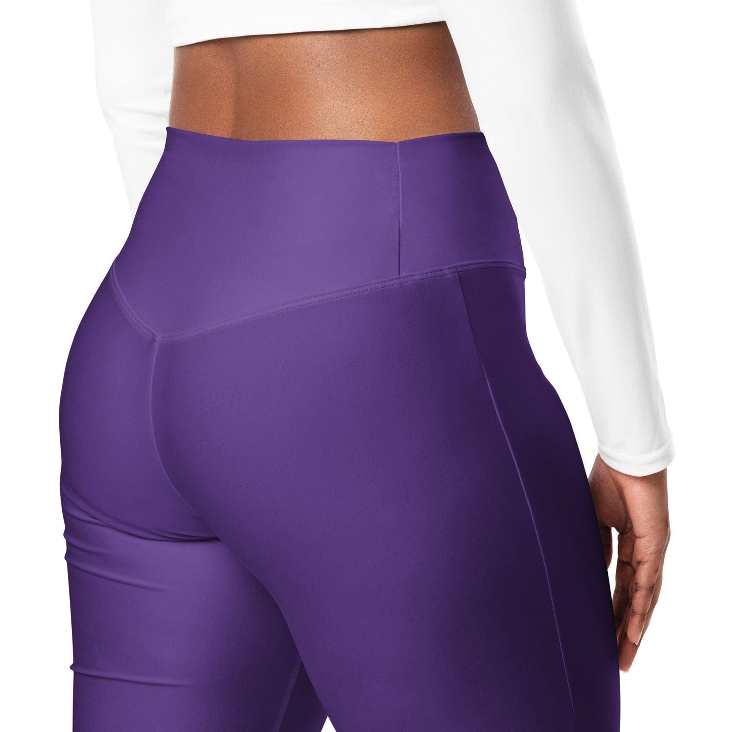 lila-high-waist-flare-leggings-flare-leggings-jlr-design-4 - JLR Design