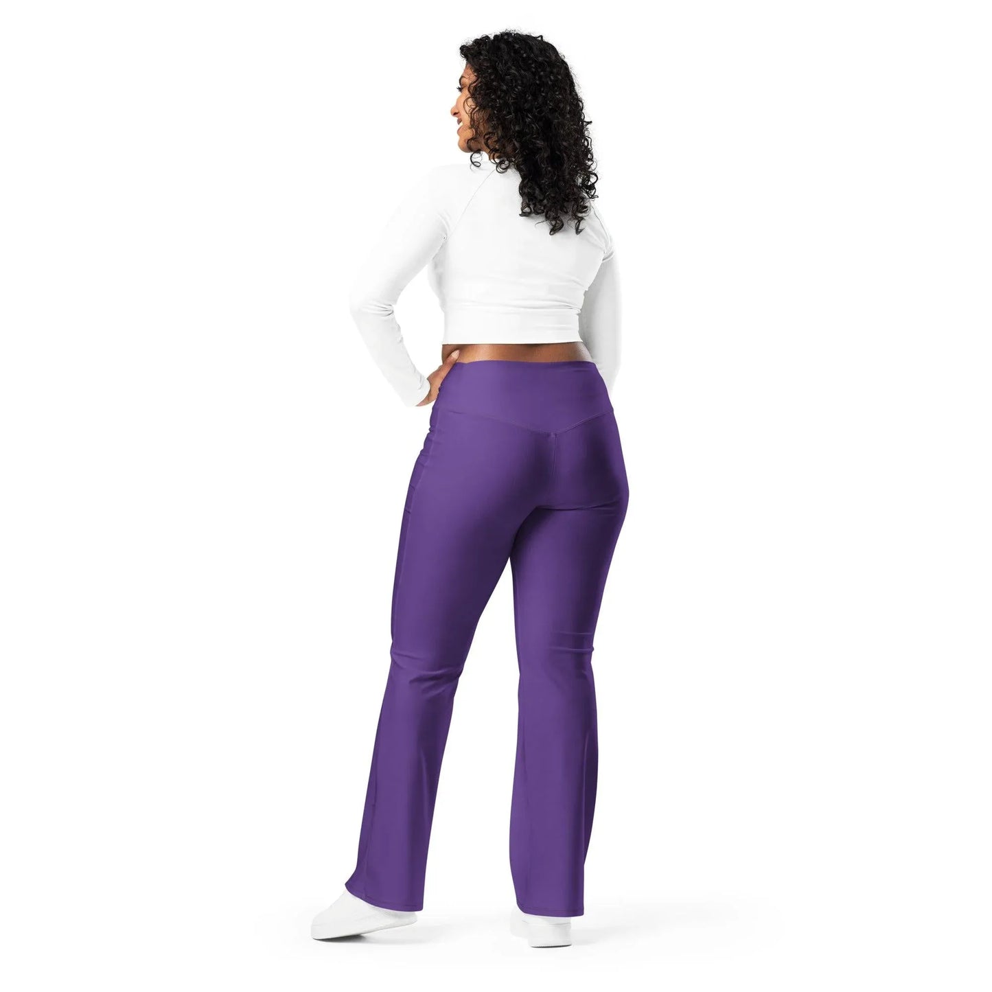 lila-high-waist-flare-leggings-flare-leggings-jlr-design-8 - JLR Design