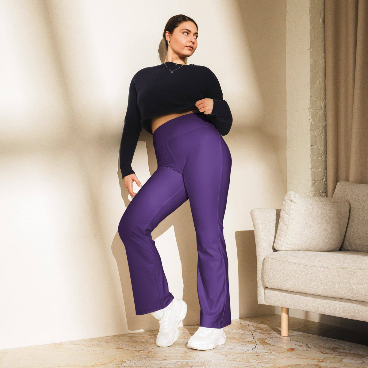 lila-high-waist-flare-leggings-flare-leggings-jlr-design-jlr-design-de-11 - JLR Design