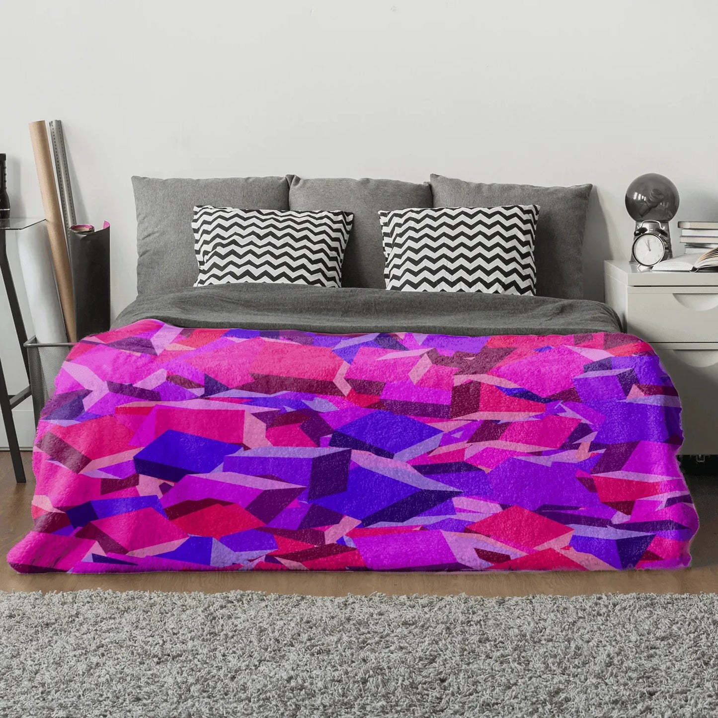 lila-pink-fleece-decke-blanket-basic-jlr-design-2 - JLR Design