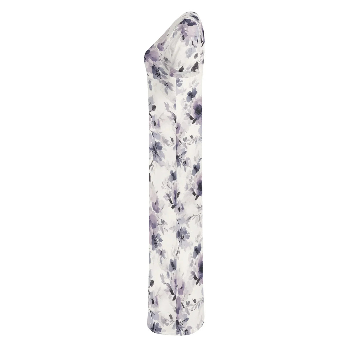 lilac-flowers-v3-bodycon-maxi-dress-long-dress-jlr-design-jlr-design-de-6 - JLR Design