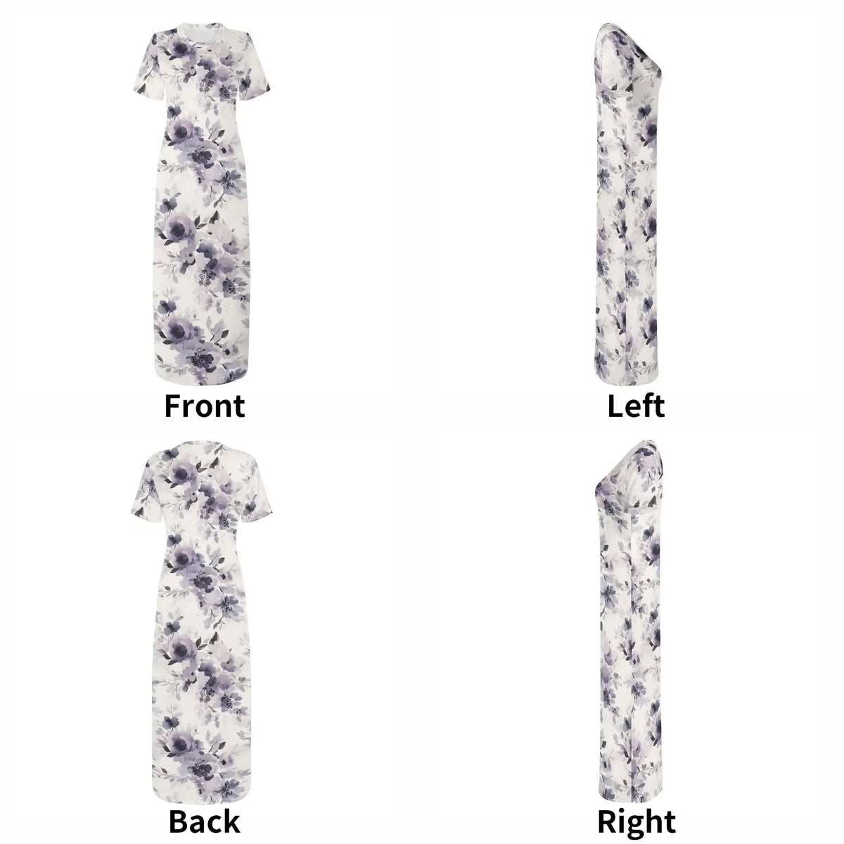 lilac-flowers-v3-bodycon-maxi-dress-long-dress-jlr-design-jlr-design-de-7 - JLR Design