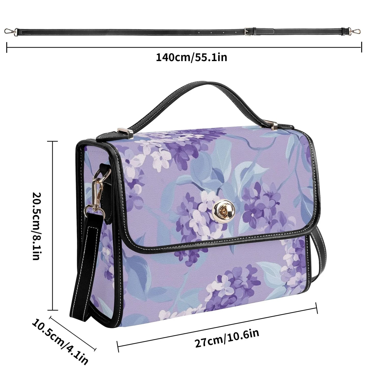 lilac-flowers-v3-satchel-bag-umhangetasche-umhangetasche-jlr-design-8 - JLR Design