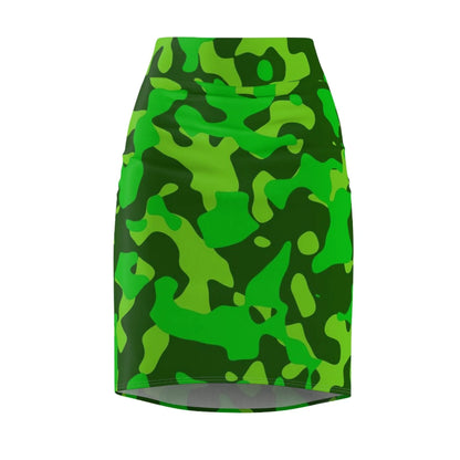 lime-green-camouflage-bleistiftrock-fur-damen-eleganter-mid-waist-rock-mit-stretch-komfort-bleistiftrock-jlr-design-3 - JLR Design