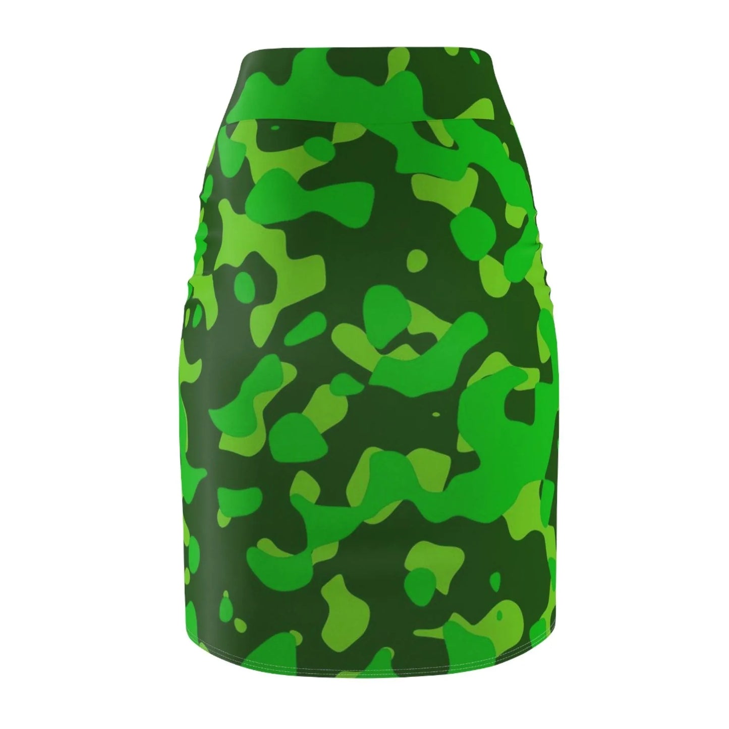 lime-green-camouflage-bleistiftrock-fur-damen-eleganter-mid-waist-rock-mit-stretch-komfort-bleistiftrock-jlr-design-4 - JLR Design