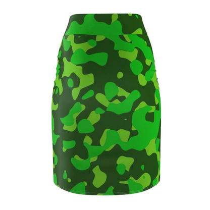 lime-green-camouflage-bleistiftrock-fur-damen-eleganter-mid-waist-rock-mit-stretch-komfort-bleistiftrock-jlr-design-4 - JLR Design