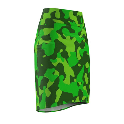 lime-green-camouflage-bleistiftrock-fur-damen-eleganter-mid-waist-rock-mit-stretch-komfort-bleistiftrock-jlr-design-5 - JLR Design