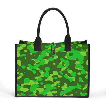 lime-green-camouflage-canvas-shopper-tasche-einkaufstasche-jlr-design-1 - JLR Design