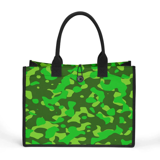 lime-green-camouflage-canvas-shopper-tasche-einkaufstasche-jlr-design-1 - JLR Design
