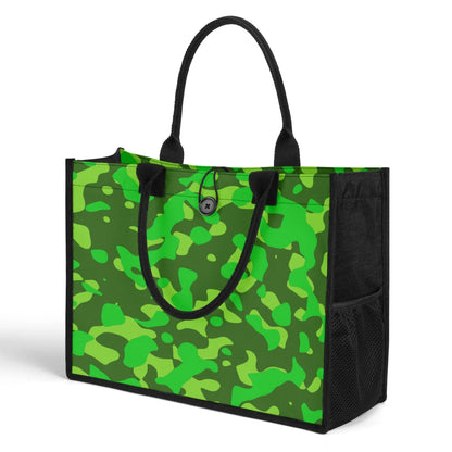 lime-green-camouflage-canvas-shopper-tasche-einkaufstasche-jlr-design-3 - JLR Design