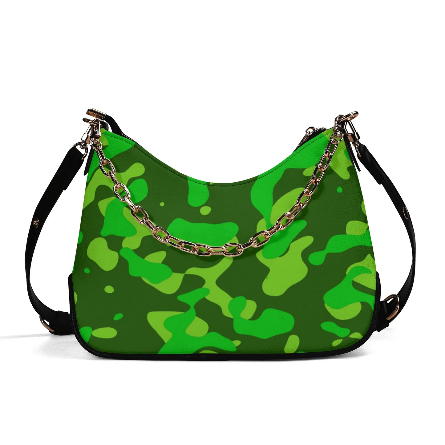 lime-green-camouflage-elegante-umhangetasche-mit-kette-umhangetasche-jlr-design-1 - JLR Design