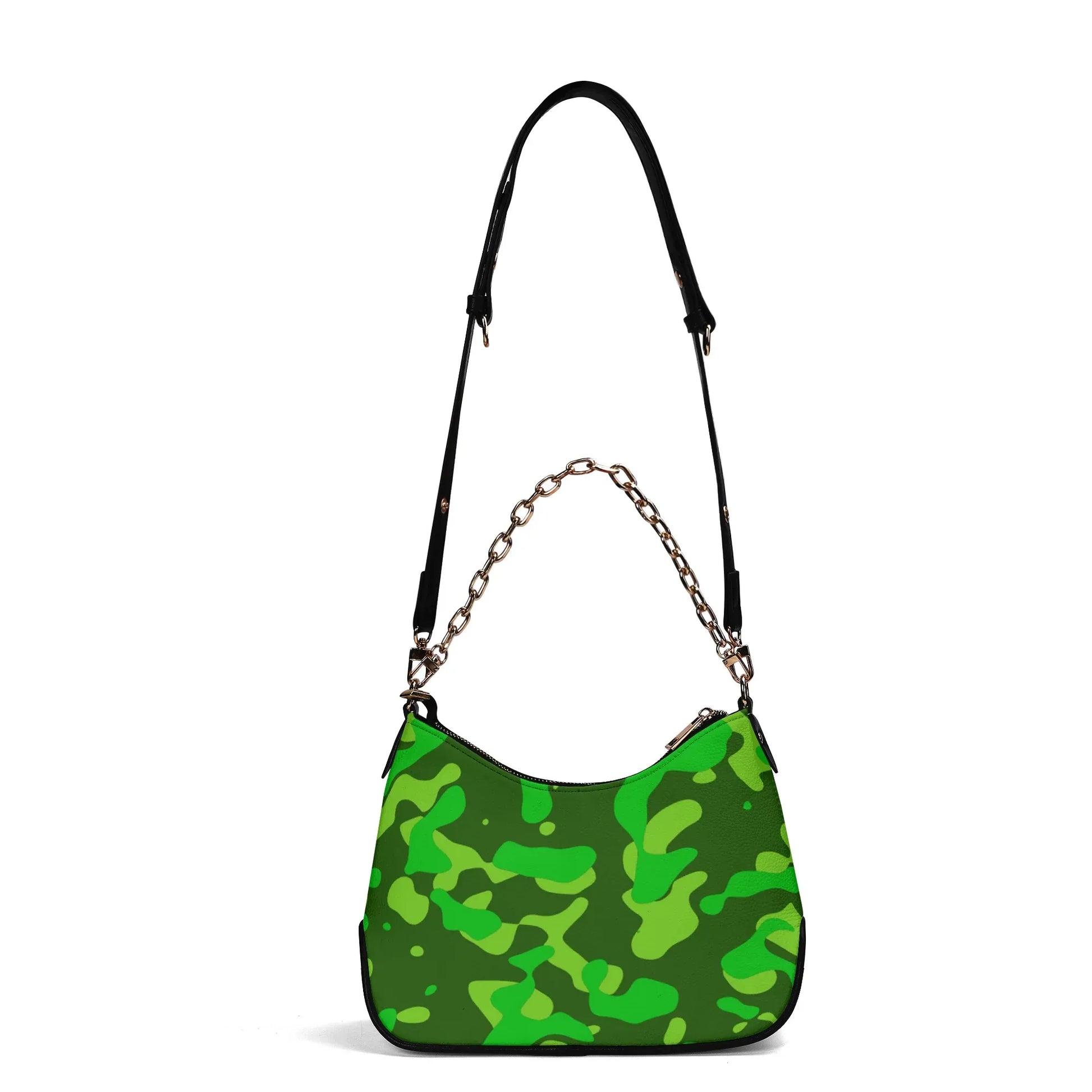 lime-green-camouflage-elegante-umhangetasche-mit-kette-umhangetasche-jlr-design-5 - JLR Design