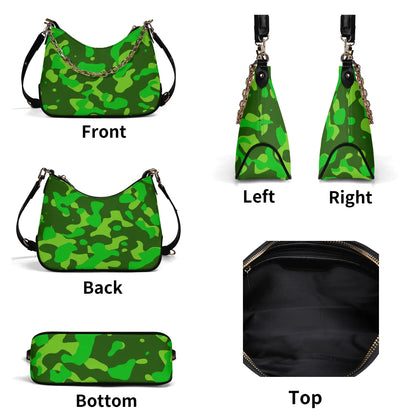 lime-green-camouflage-elegante-umhangetasche-mit-kette-umhangetasche-jlr-design-6 - JLR Design