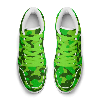 lime-green-camouflage-low-top-leder-sneaker-fur-damen-sneaker-jlr-design-7 - JLR Design