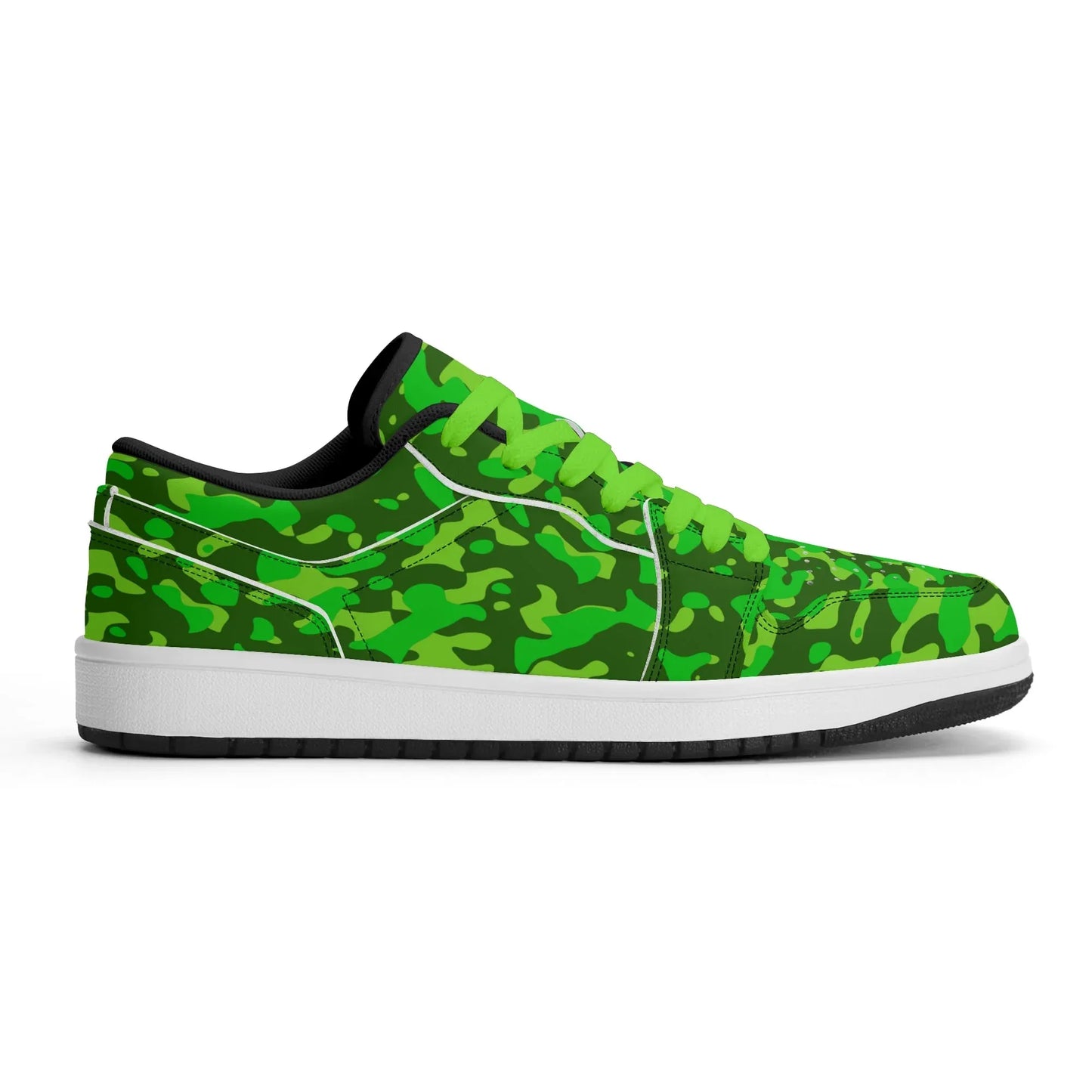 lime-green-camouflage-low-top-leder-sneaker-fur-herren-sneaker-jlr-design-12 - JLR Design