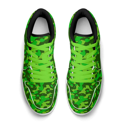 lime-green-camouflage-low-top-leder-sneaker-fur-herren-sneaker-jlr-design-14 - JLR Design