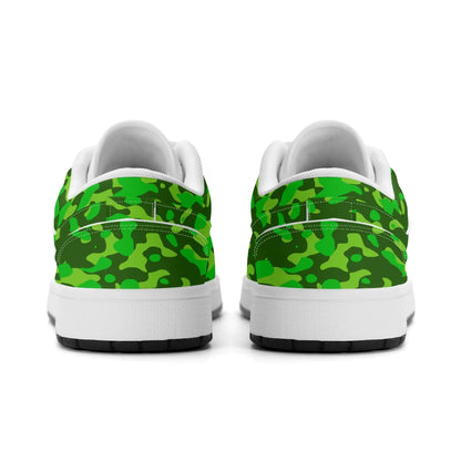 lime-green-camouflage-low-top-leder-sneaker-fur-herren-sneaker-jlr-design-6 - JLR Design