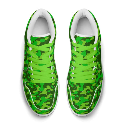 lime-green-camouflage-low-top-leder-sneaker-fur-herren-sneaker-jlr-design-7 - JLR Design