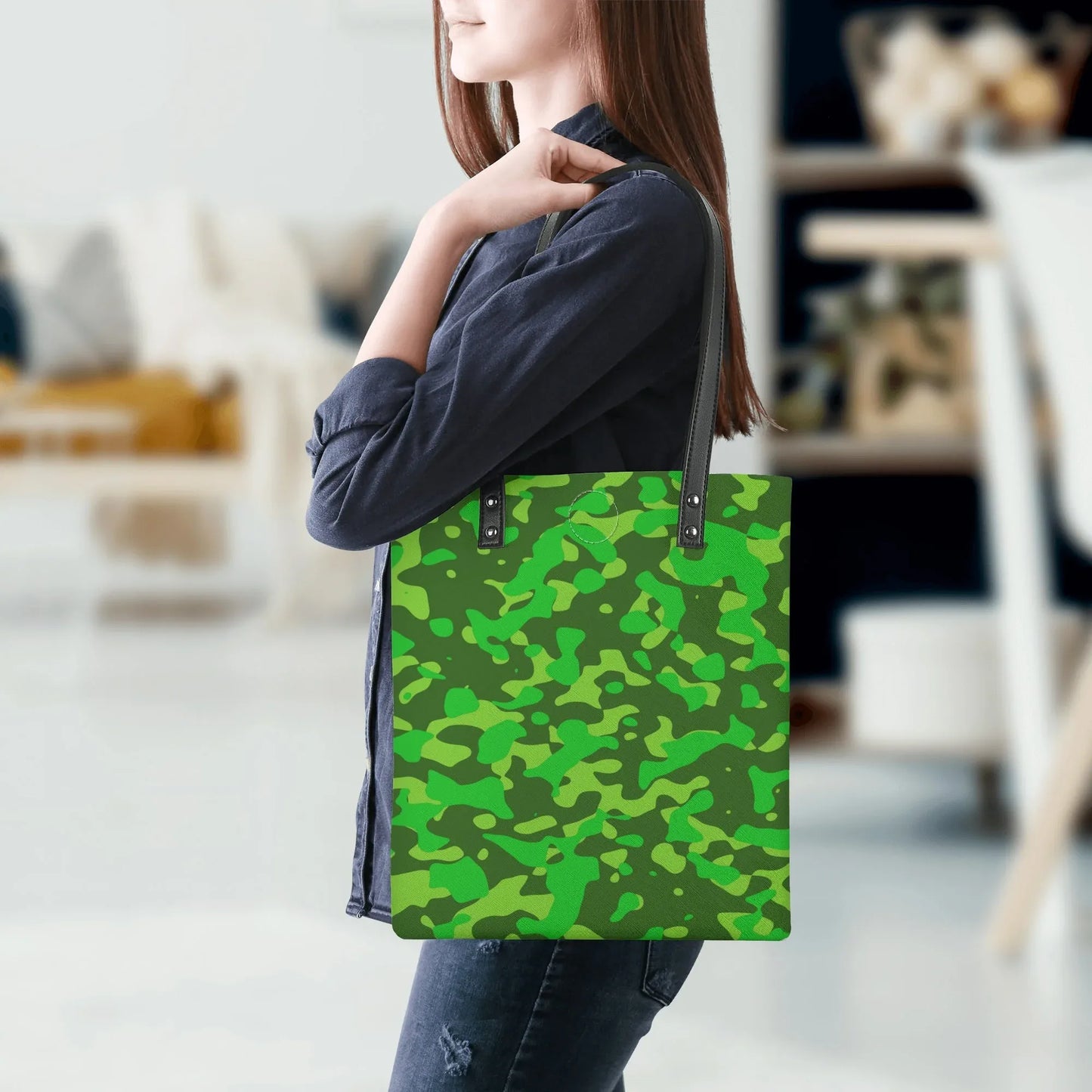 lime-grune-camouflage-pu-leder-handtasche-handtasche-jlr-design-5 - JLR Design