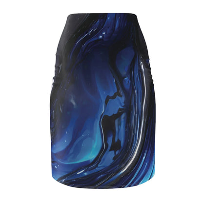 liquid-blue-bleistiftrock-fur-damen-eleganter-mid-waist-rock-mit-stretch-komfort-bleistiftrock-jlr-design-3 - JLR Design