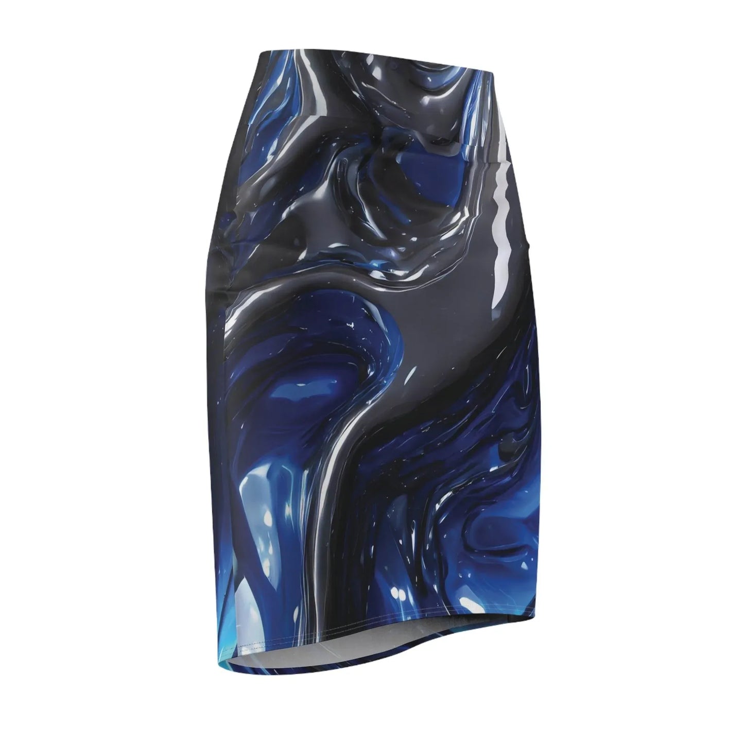 liquid-blue-bleistiftrock-fur-damen-eleganter-mid-waist-rock-mit-stretch-komfort-bleistiftrock-jlr-design-4 - JLR Design