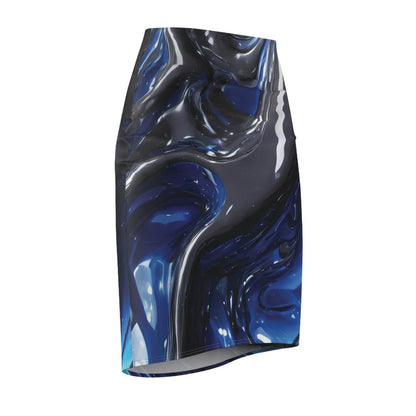 liquid-blue-bleistiftrock-fur-damen-eleganter-mid-waist-rock-mit-stretch-komfort-bleistiftrock-jlr-design-4 - JLR Design