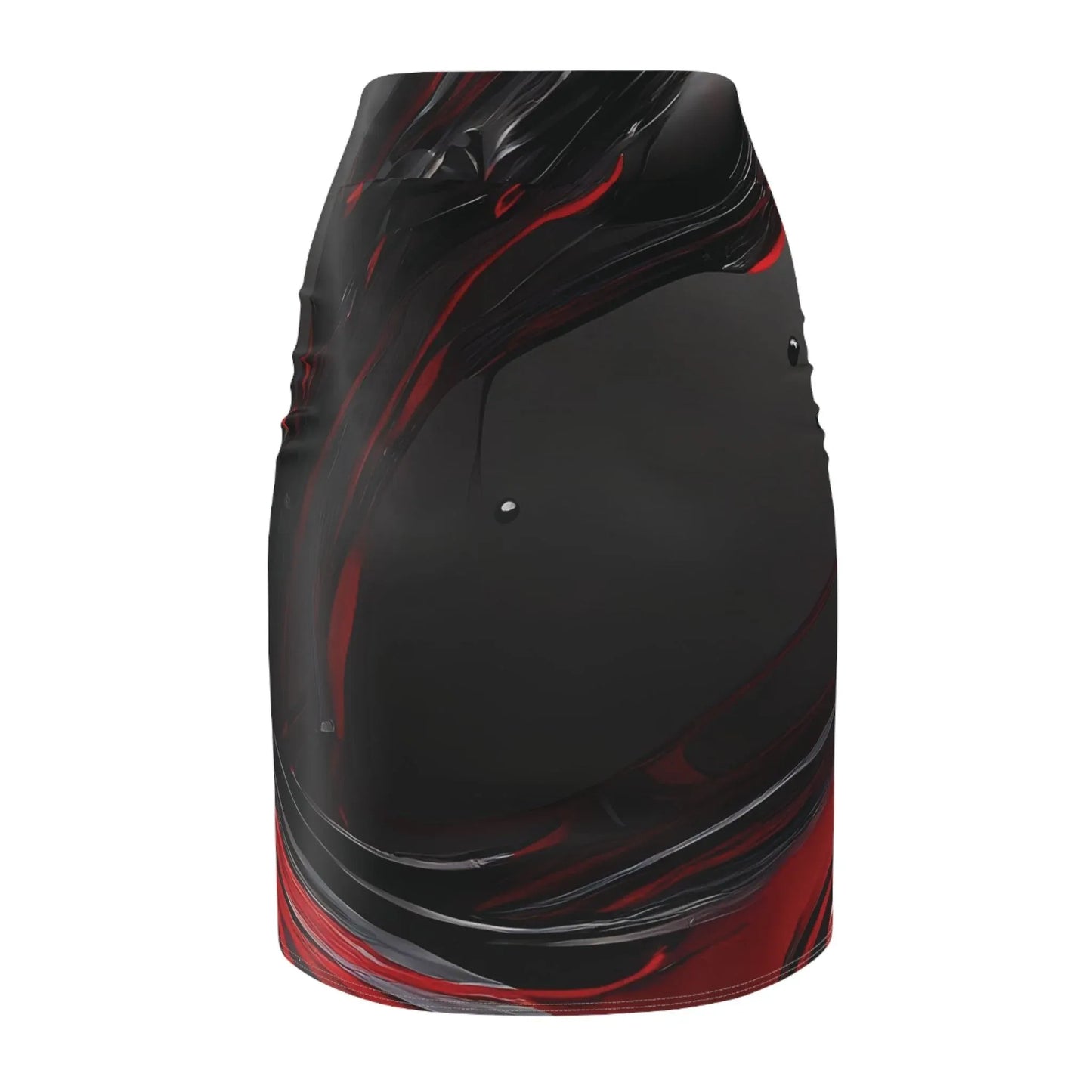 liquid-red-bleistiftrock-fur-damen-eleganter-mid-waist-rock-mit-stretch-komfort-bleistiftrock-jlr-design-3 - JLR Design
