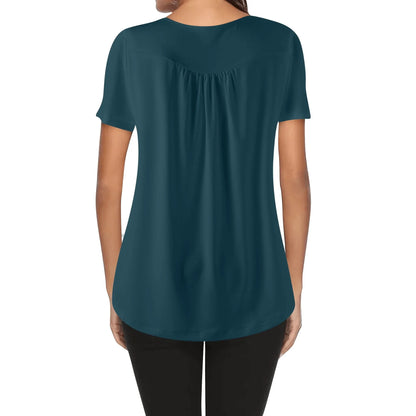 lockere-bluse-mit-u-ausschnitt-und-kurzen-armeln-fur-damen-blauwal-bluse-jlr-design-2 - JLR Design