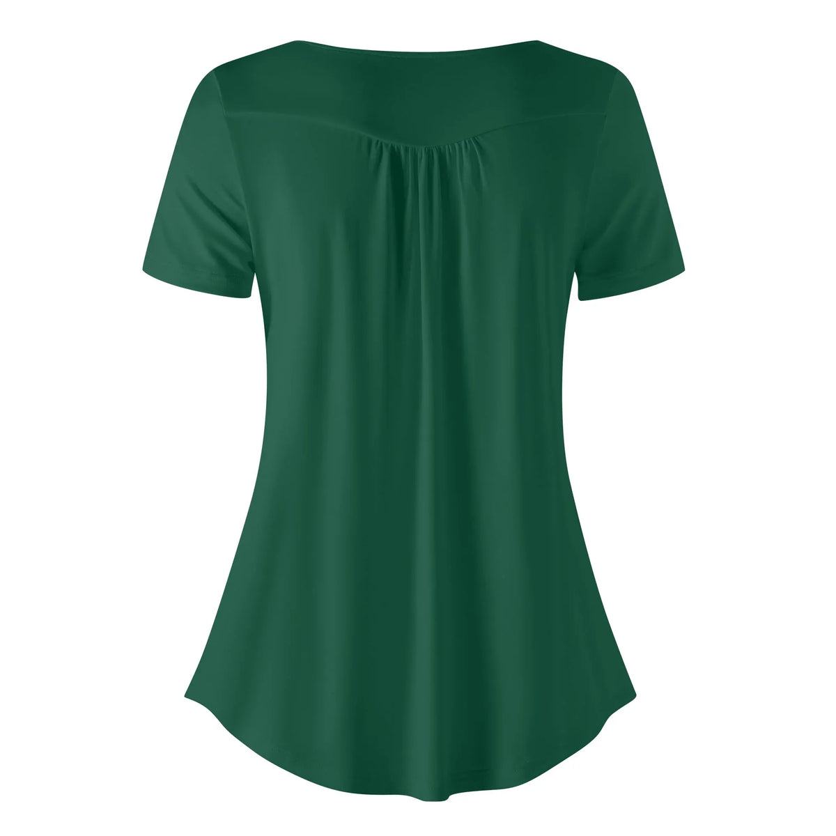 lockere-bluse-mit-u-ausschnitt-und-kurzen-armeln-fur-damen-british-racing-green-bluse-jlr-design-jlr-design-de-4 - JLR Design