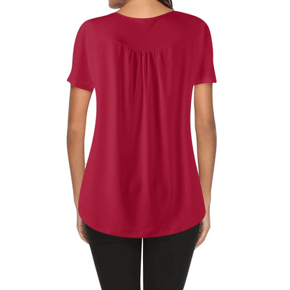 lockere-bluse-mit-u-ausschnitt-und-kurzen-armeln-fur-damen-carmine-bluse-jlr-design-2 - JLR Design