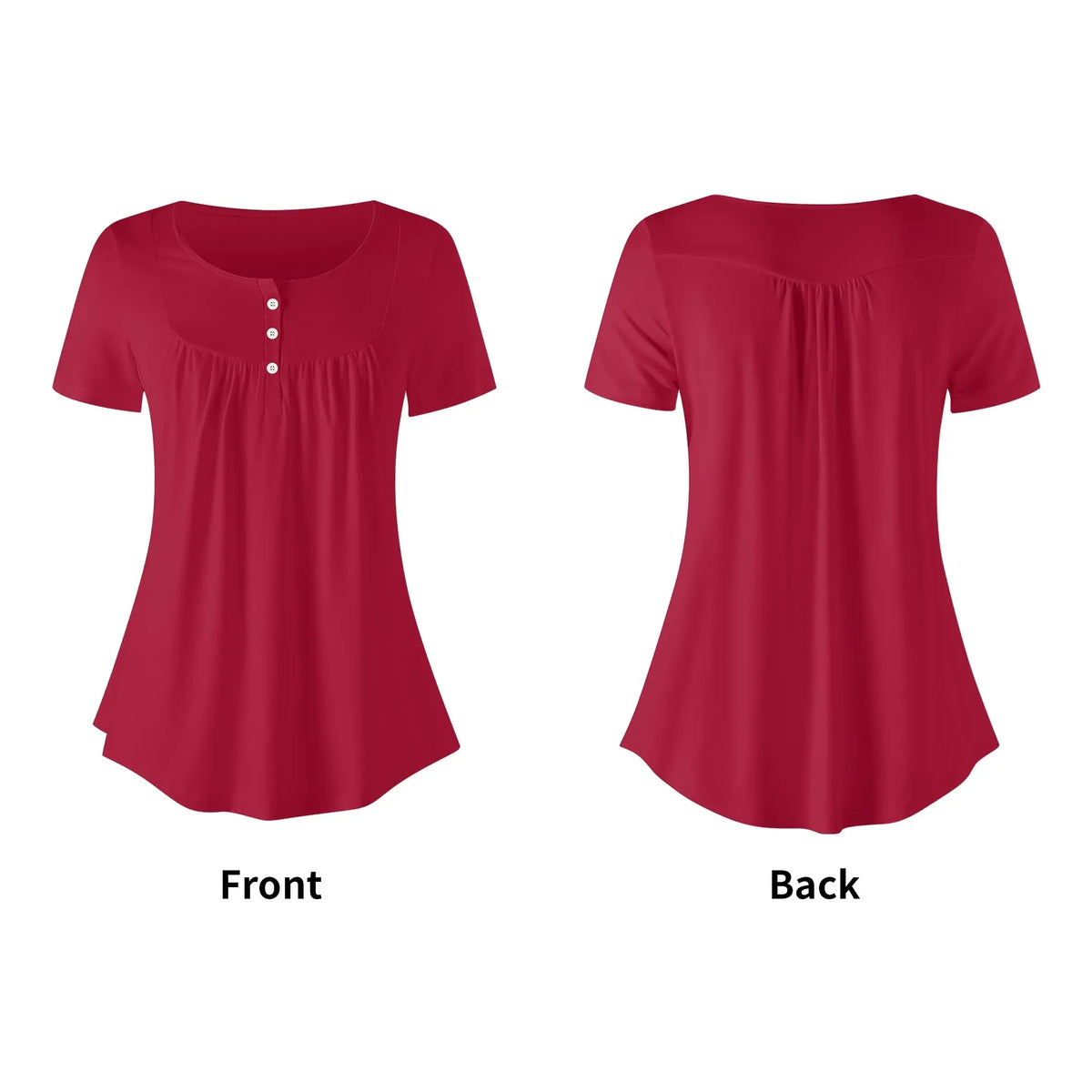 lockere-bluse-mit-u-ausschnitt-und-kurzen-armeln-fur-damen-carmine-bluse-jlr-design-jlr-design-de-5 - JLR Design