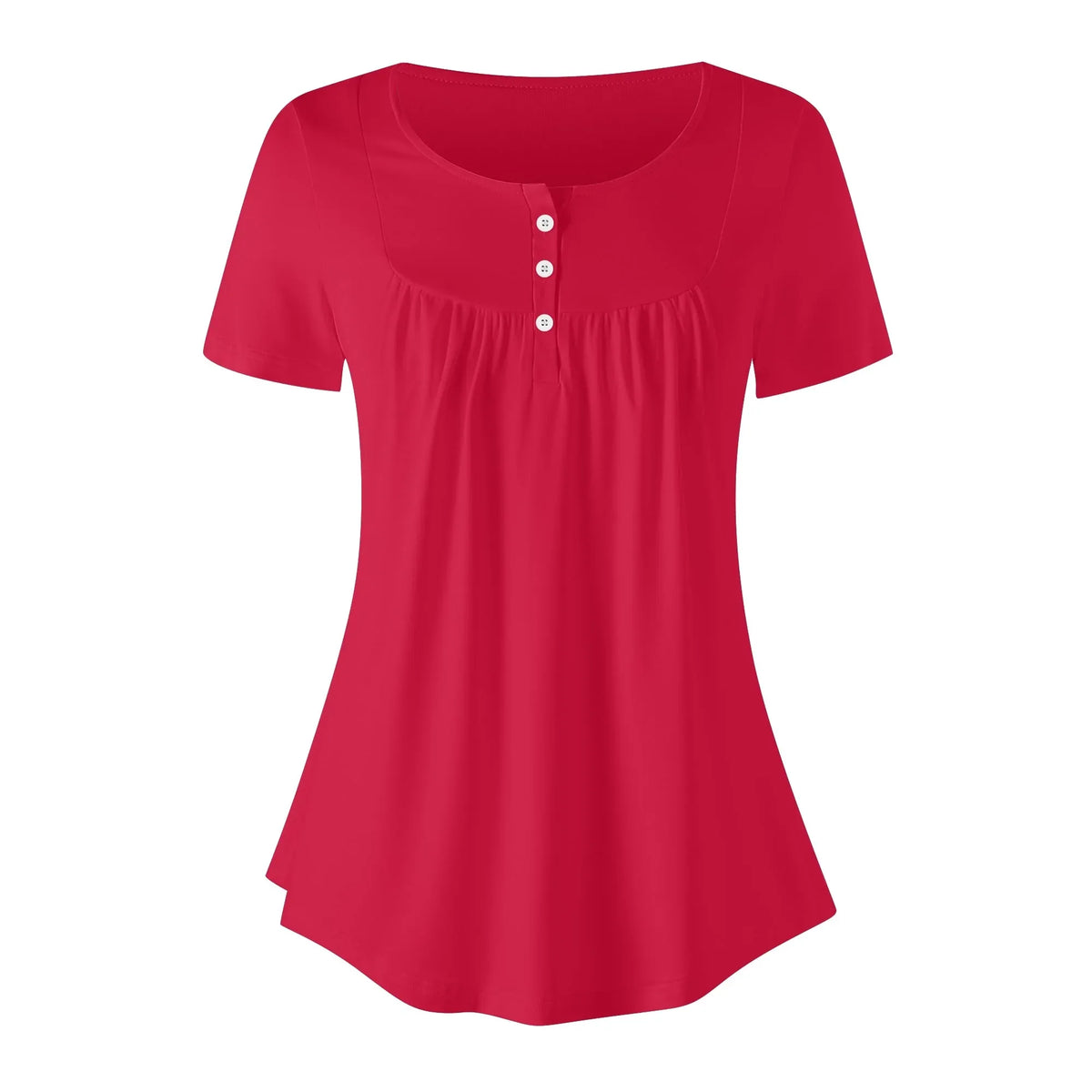 lockere-bluse-mit-u-ausschnitt-und-kurzen-armeln-fur-damen-crimson-bluse-jlr-design-jlr-design-de-3 - JLR Design