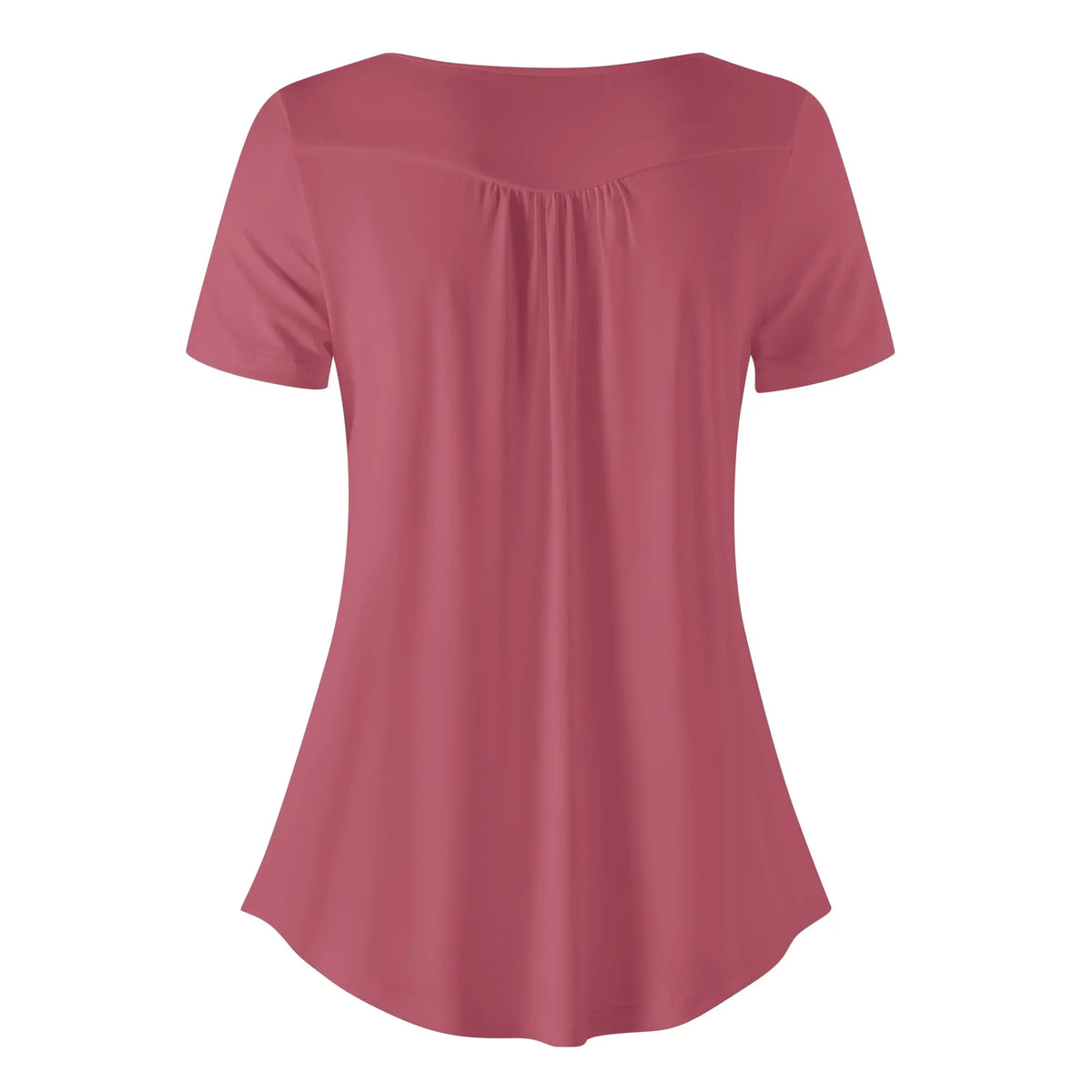 lockere-bluse-mit-u-ausschnitt-und-kurzen-armeln-fur-damen-hippie-pink-bluse-jlr-design-jlr-design-de-4 - JLR Design