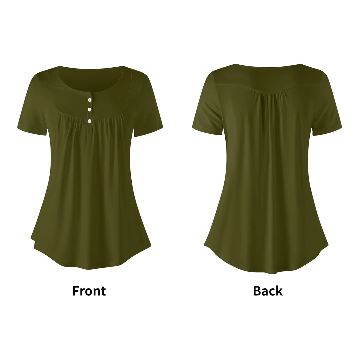 lockere-bluse-mit-u-ausschnitt-und-kurzen-armeln-fur-damen-karaka-bluse-jlr-design-jlr-design-de-5 - JLR Design