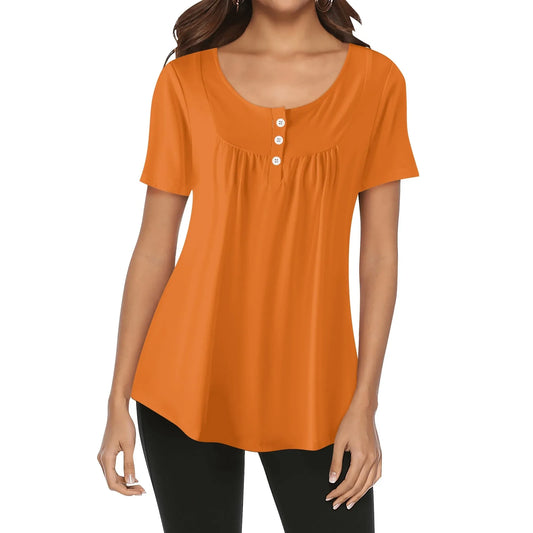 lockere-bluse-mit-u-ausschnitt-und-kurzen-armeln-fur-damen-mango-tango-bluse-jlr-design-1 - JLR Design
