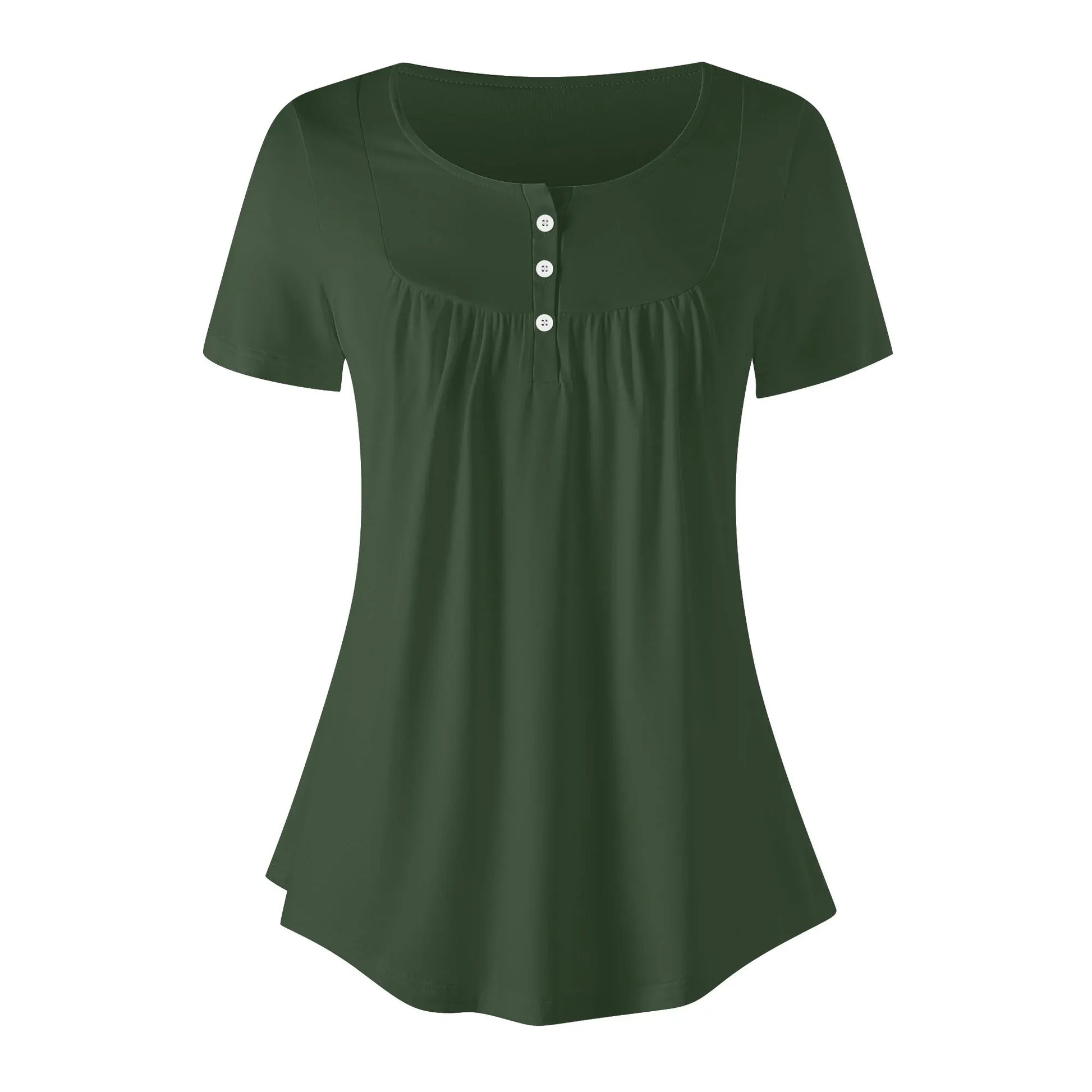lockere-bluse-mit-u-ausschnitt-und-kurzen-armeln-fur-damen-myrte-bluse-jlr-design-3 - JLR Design