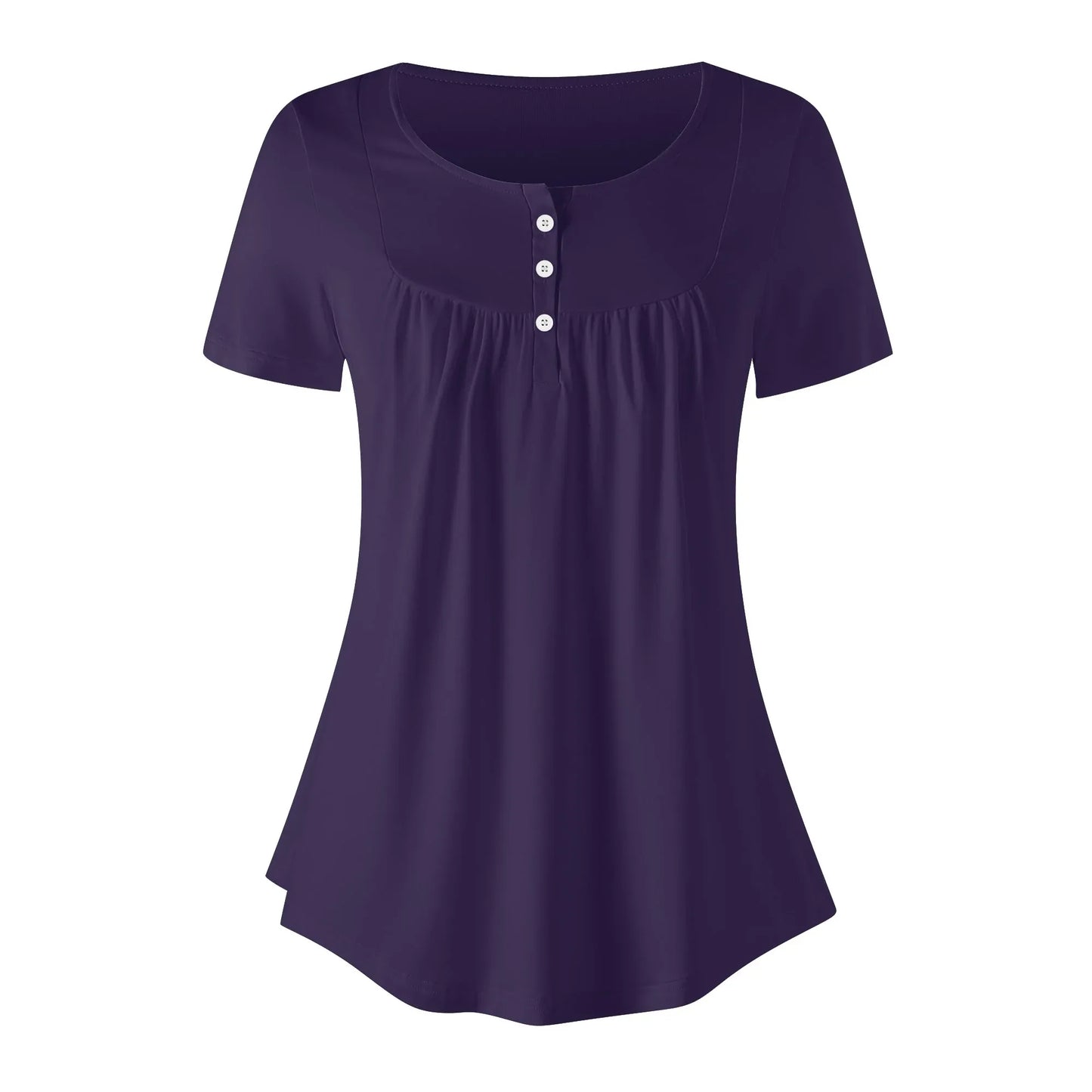lockere-bluse-mit-u-ausschnitt-und-kurzen-armeln-fur-damen-tolopea-bluse-jlr-design-3 - JLR Design
