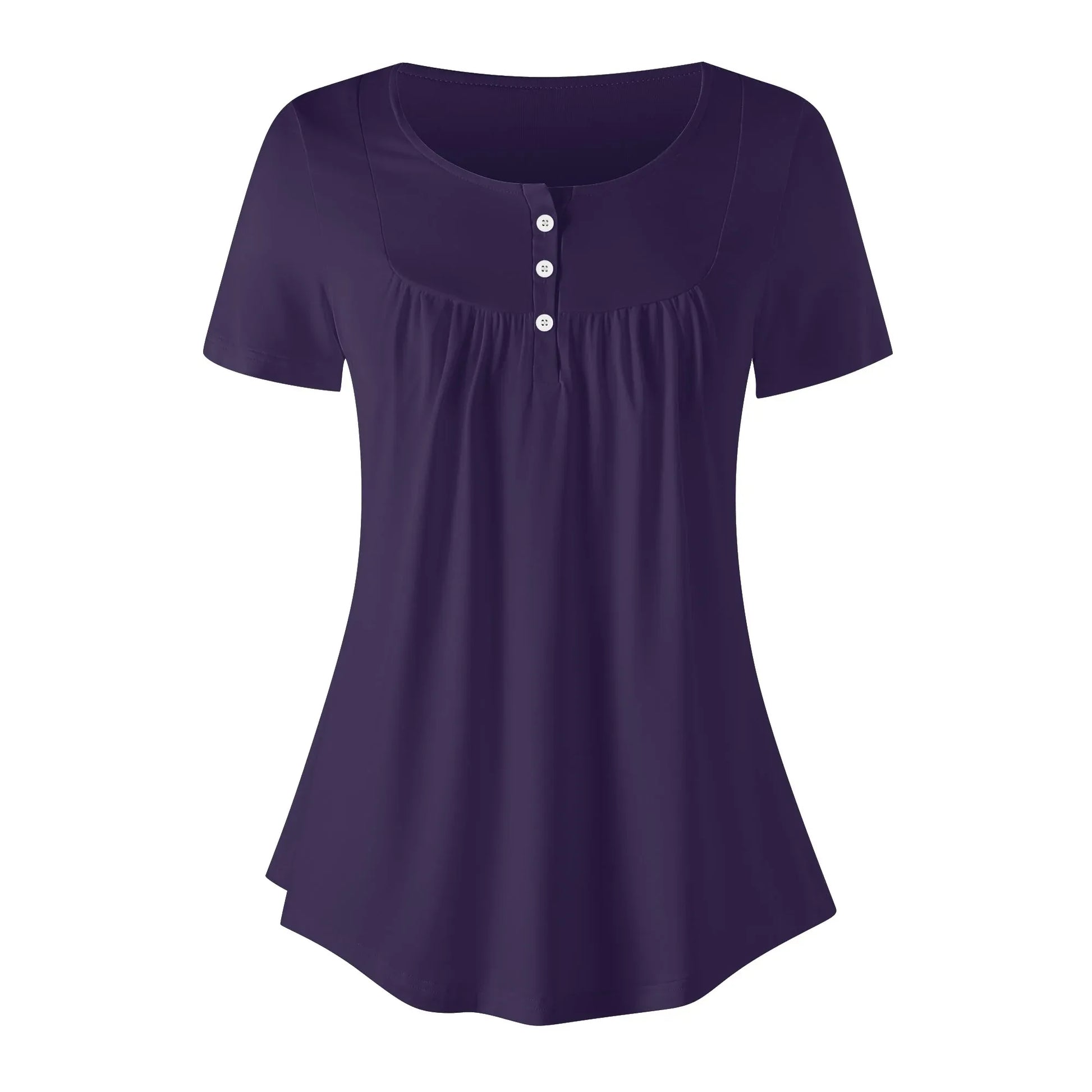 lockere-bluse-mit-u-ausschnitt-und-kurzen-armeln-fur-damen-tolopea-bluse-jlr-design-3 - JLR Design