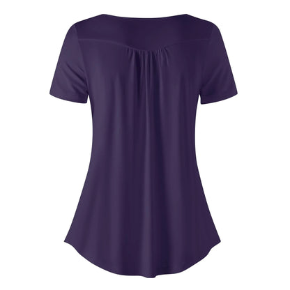 lockere-bluse-mit-u-ausschnitt-und-kurzen-armeln-fur-damen-tolopea-bluse-jlr-design-4 - JLR Design