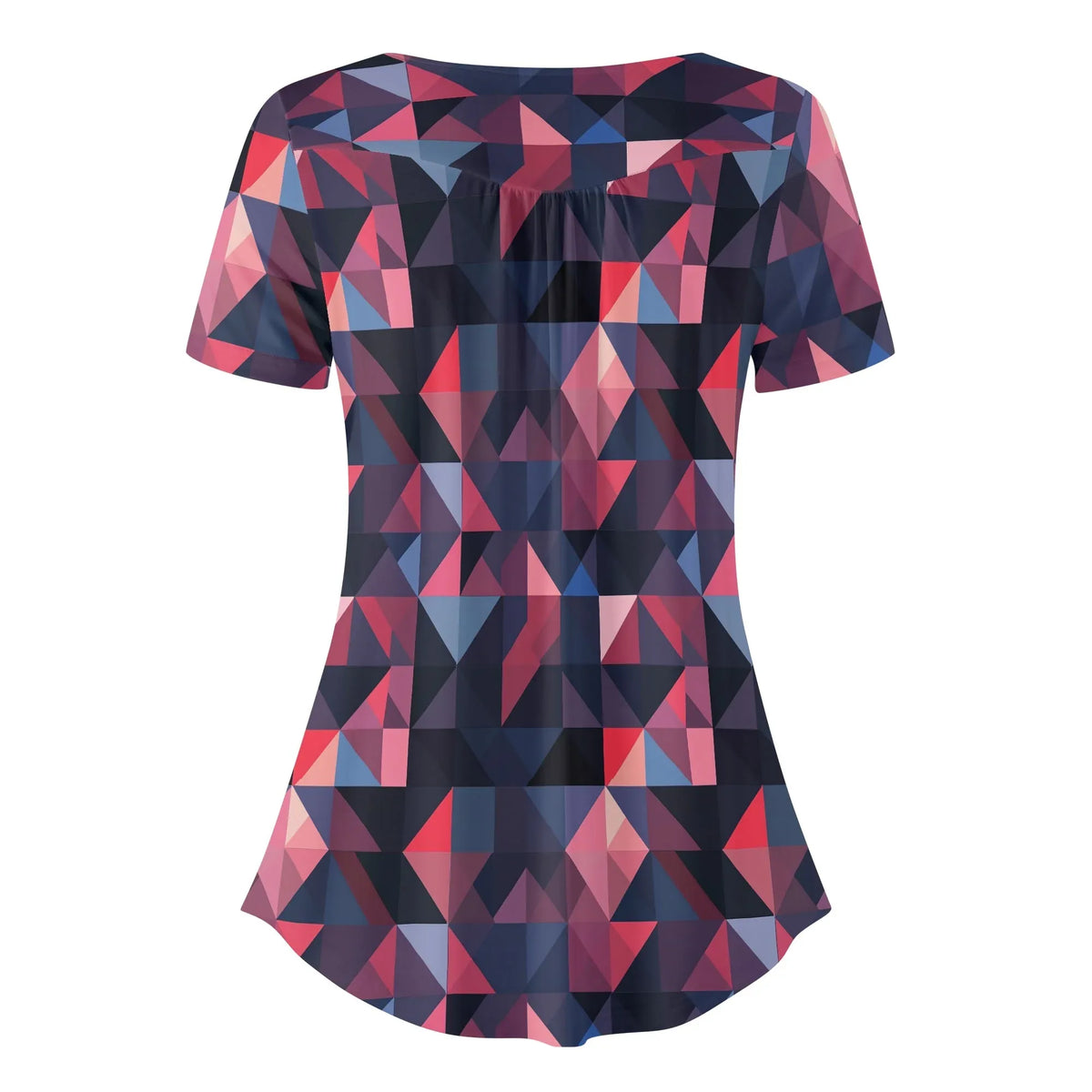 lockere-bluse-mit-u-ausschnitt-und-kurzen-armeln-fur-damen-triangle-v1-bluse-jlr-design-jlr-design-de-4 - JLR Design