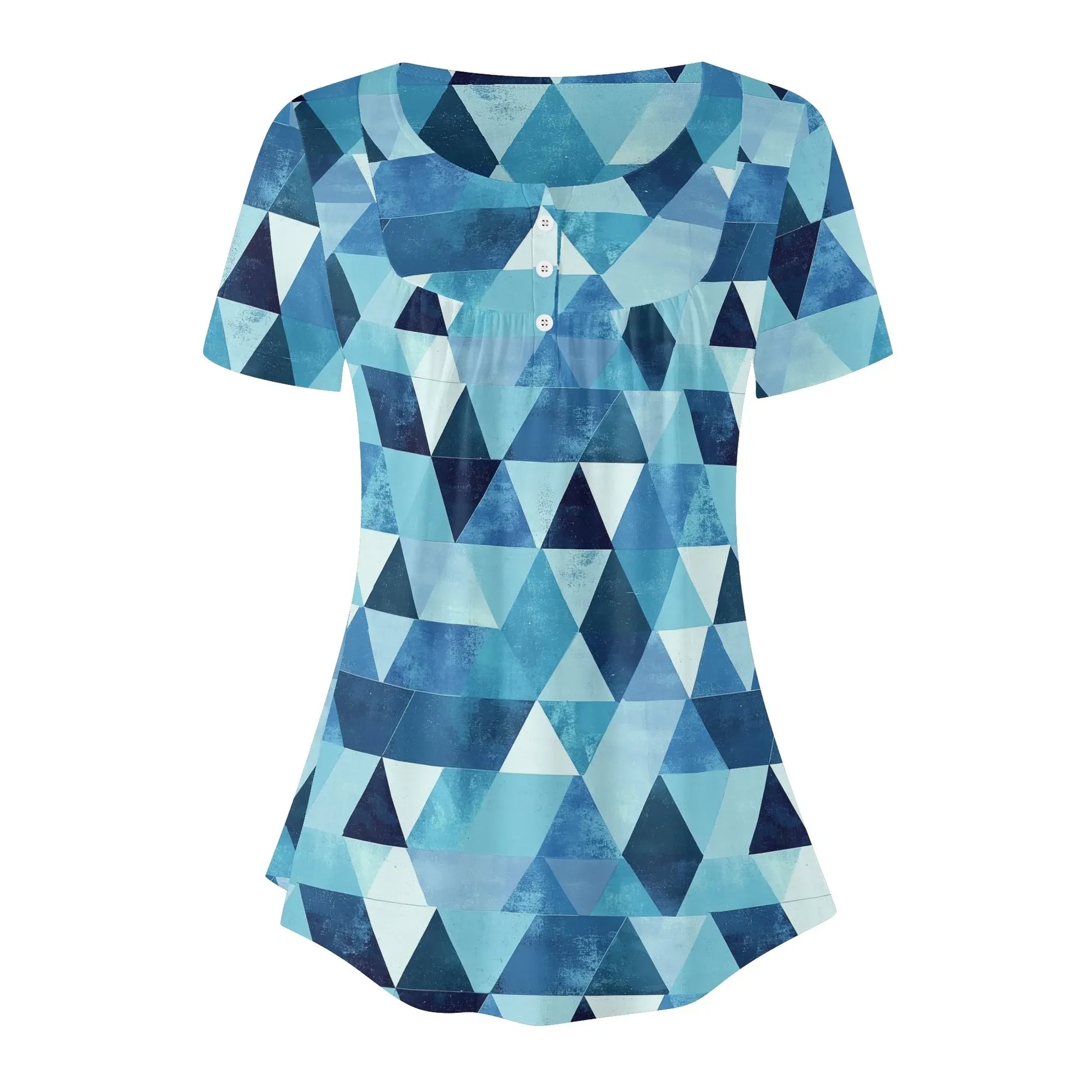 lockere-bluse-mit-u-ausschnitt-und-kurzen-armeln-fur-damen-triangle-v4-bluse-jlr-design-3 - JLR Design