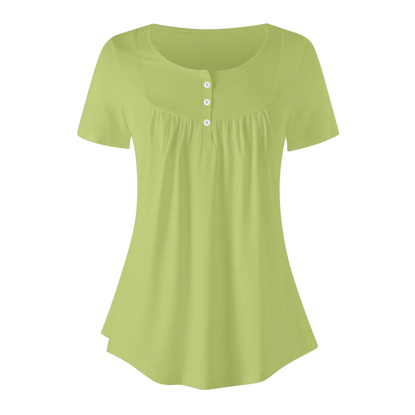 lockere-bluse-mit-u-ausschnitt-und-kurzen-armeln-fur-damen-wild-willow-bluse-jlr-design-3 - JLR Design