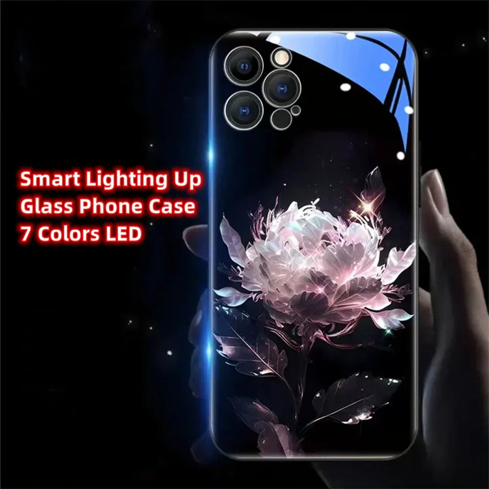 lotus-hulle-mit-led-licht-fur-iphone-13-14-15-pro-plus-max-cover-jlr-design-10 - JLR Design