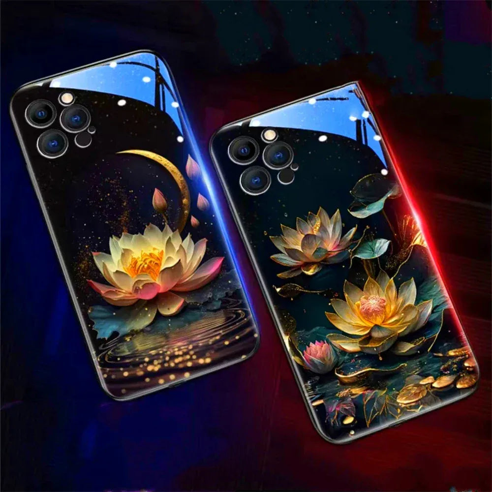 lotus-hulle-mit-led-licht-fur-iphone-13-14-15-pro-plus-max-cover-jlr-design-17 - JLR Design