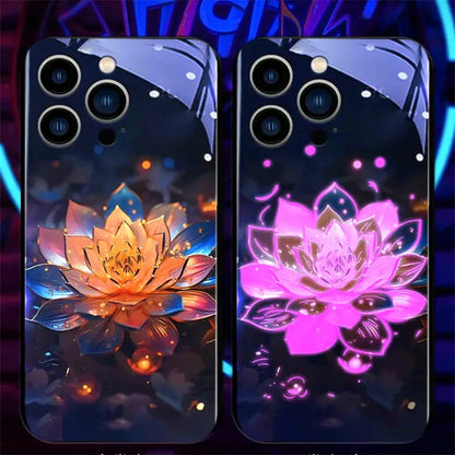 lotus-hulle-mit-led-licht-fur-iphone-13-14-15-pro-plus-max-cover-jlr-design-21 - JLR Design