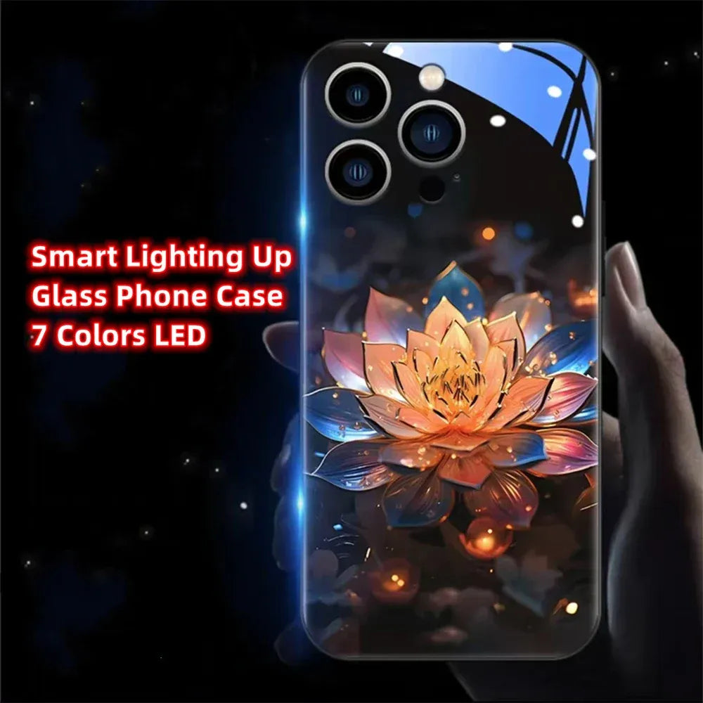 lotus-hulle-mit-led-licht-fur-iphone-13-14-15-pro-plus-max-cover-jlr-design-8 - JLR Design