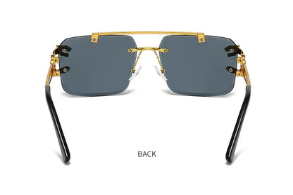 luxus-quadratische-sonnenbrille-rahmenlos-vintage-designer-look-mit-spiegelglas-and-uv400-brille-jlr-design-6 - JLR Design