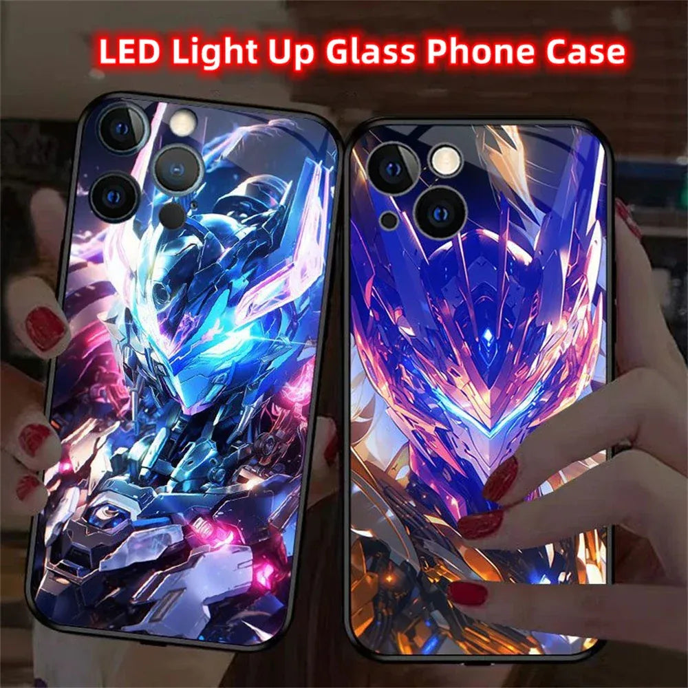 mecha-warrior-led-iphone-hulle-fur-iphon-131415pluspromax-phone-case-jlr-design-1 - JLR Design