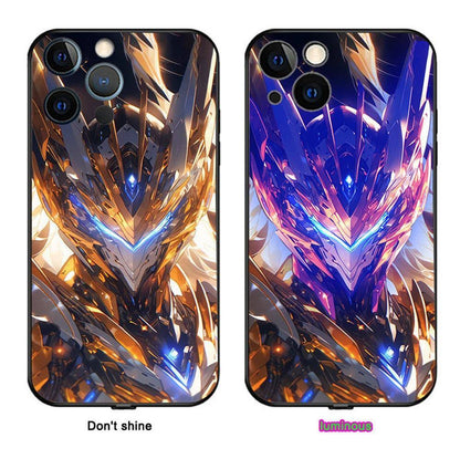 mecha-warrior-led-iphone-hulle-fur-iphon-131415pluspromax-phone-case-jlr-design-10 - JLR Design